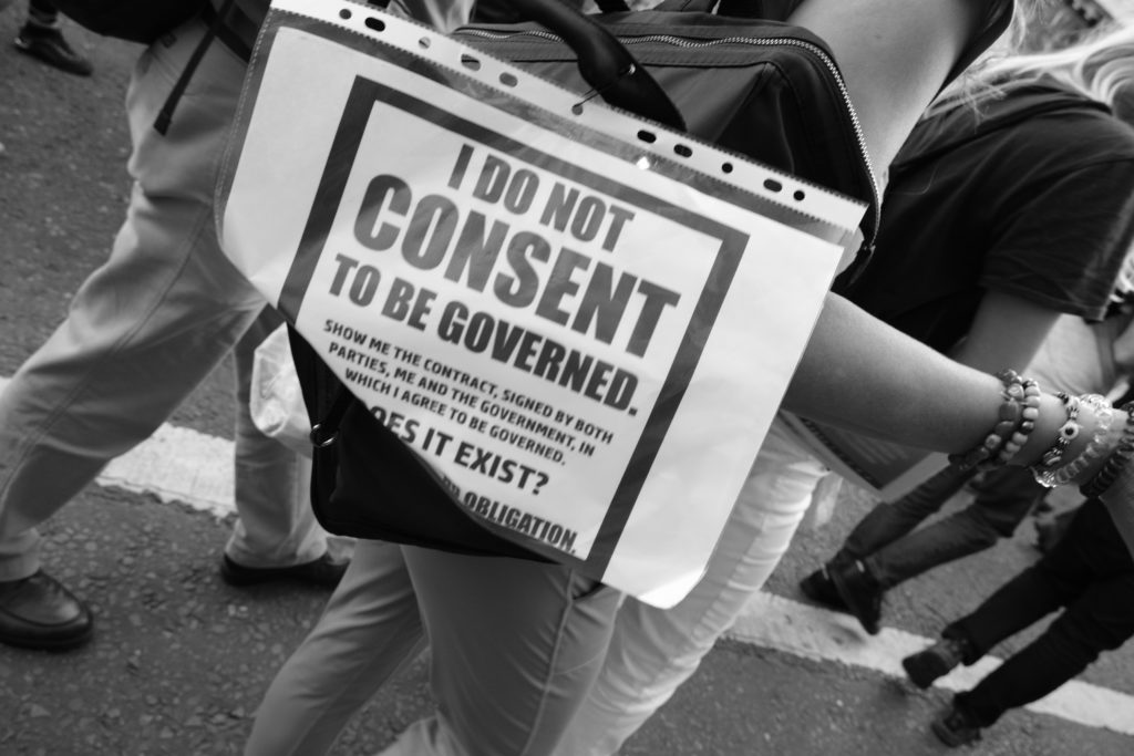 I do not consent to be governed