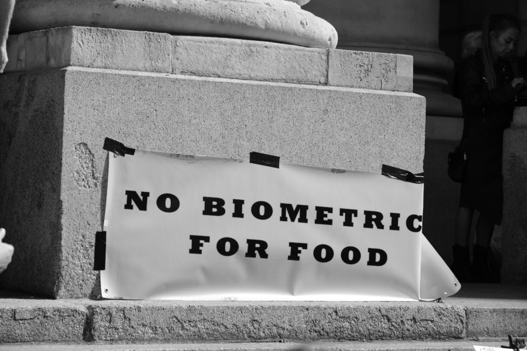 No biometric for food