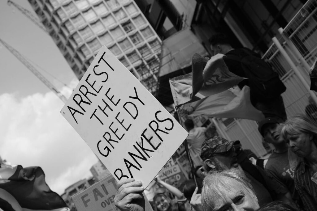 Arrest the greedy bankers